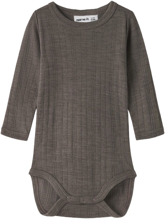 Nbmwang Wool Needle Ls Body Solid Noos