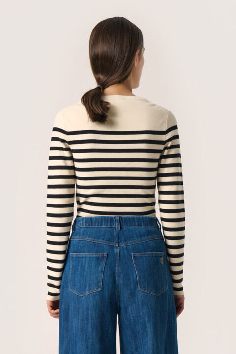 SLPina Striped Pullover LS
