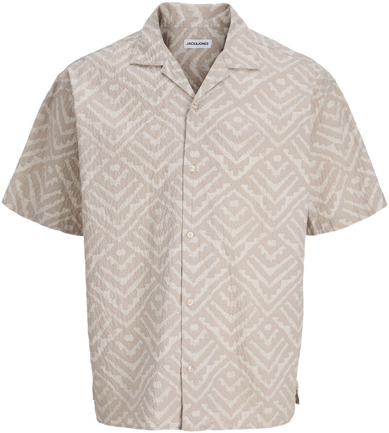Jjmilo Seersucker Resort Shirt Ss