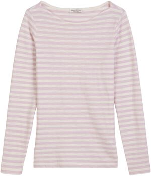 T-shirt, long sleeve, boat neck, st