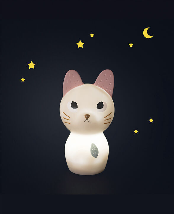 Moulin Roty - Vågelampe - Kat USB opladelig