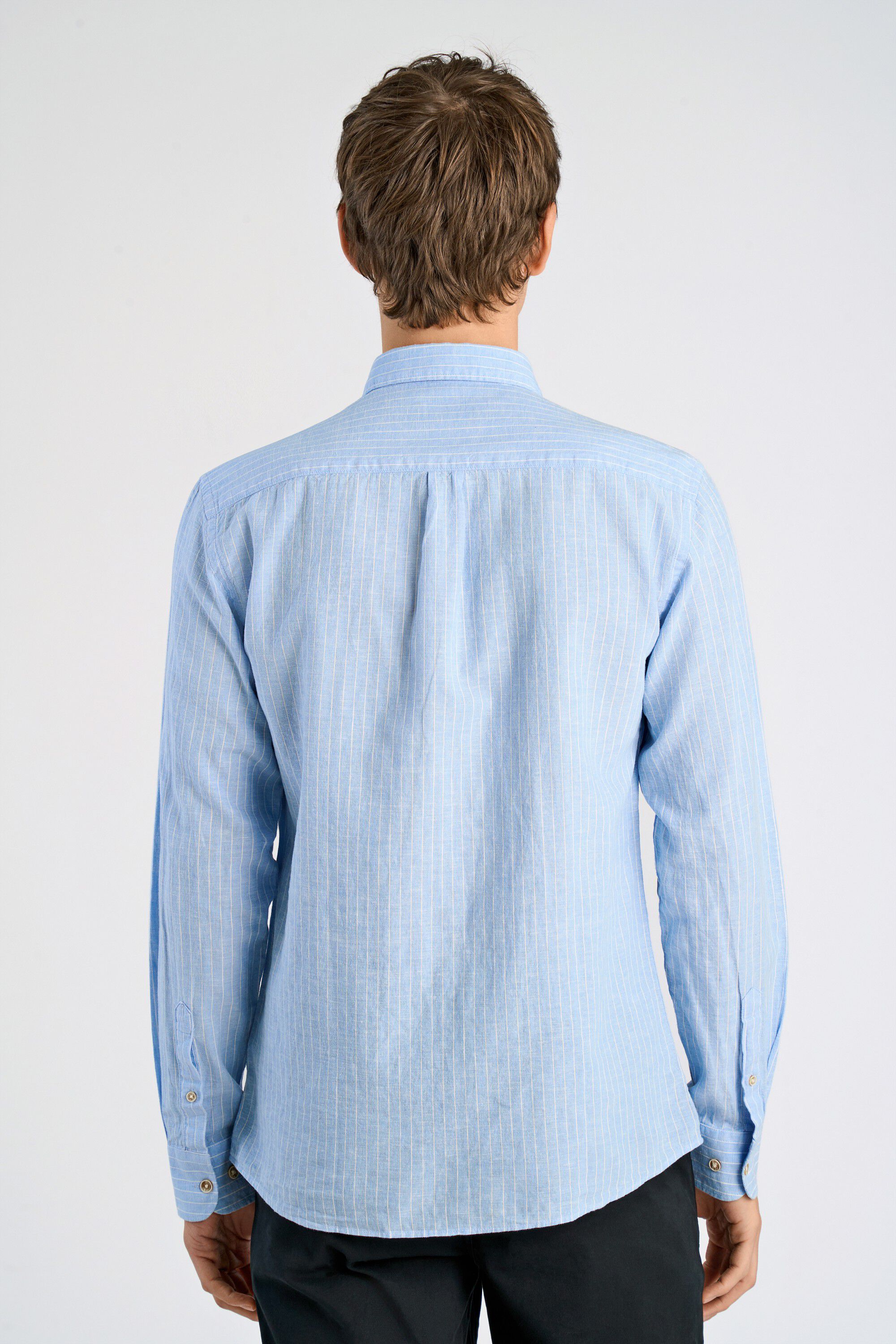 Cotton/linen shirt L/S