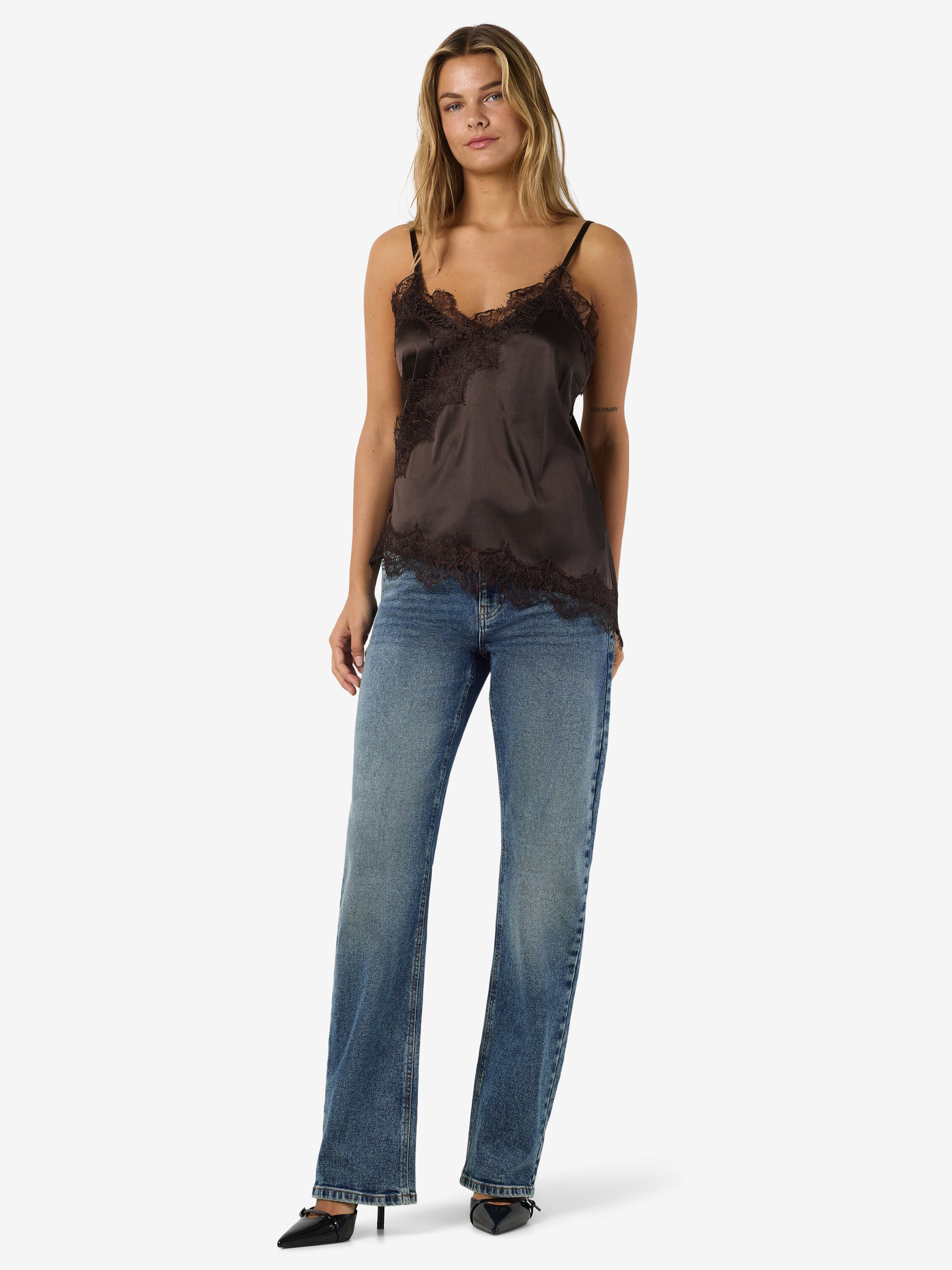 Nmsofie S/L Satin Top