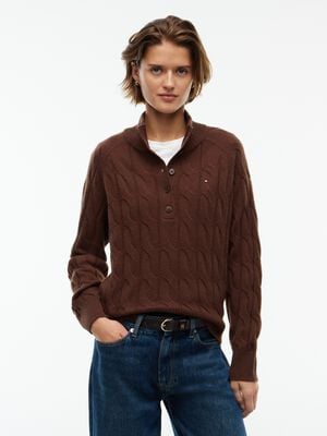 SOFT WOOL CABLE MK-NK HENLEY