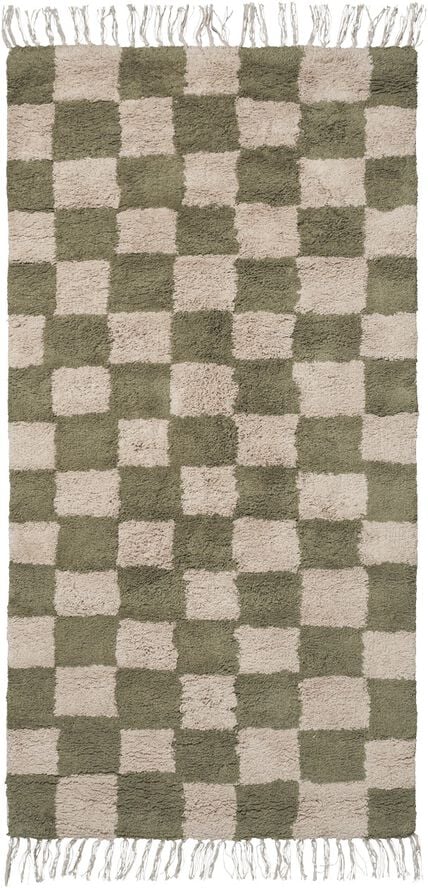 Mara Washable Rug - Elm Green/Warm Sand