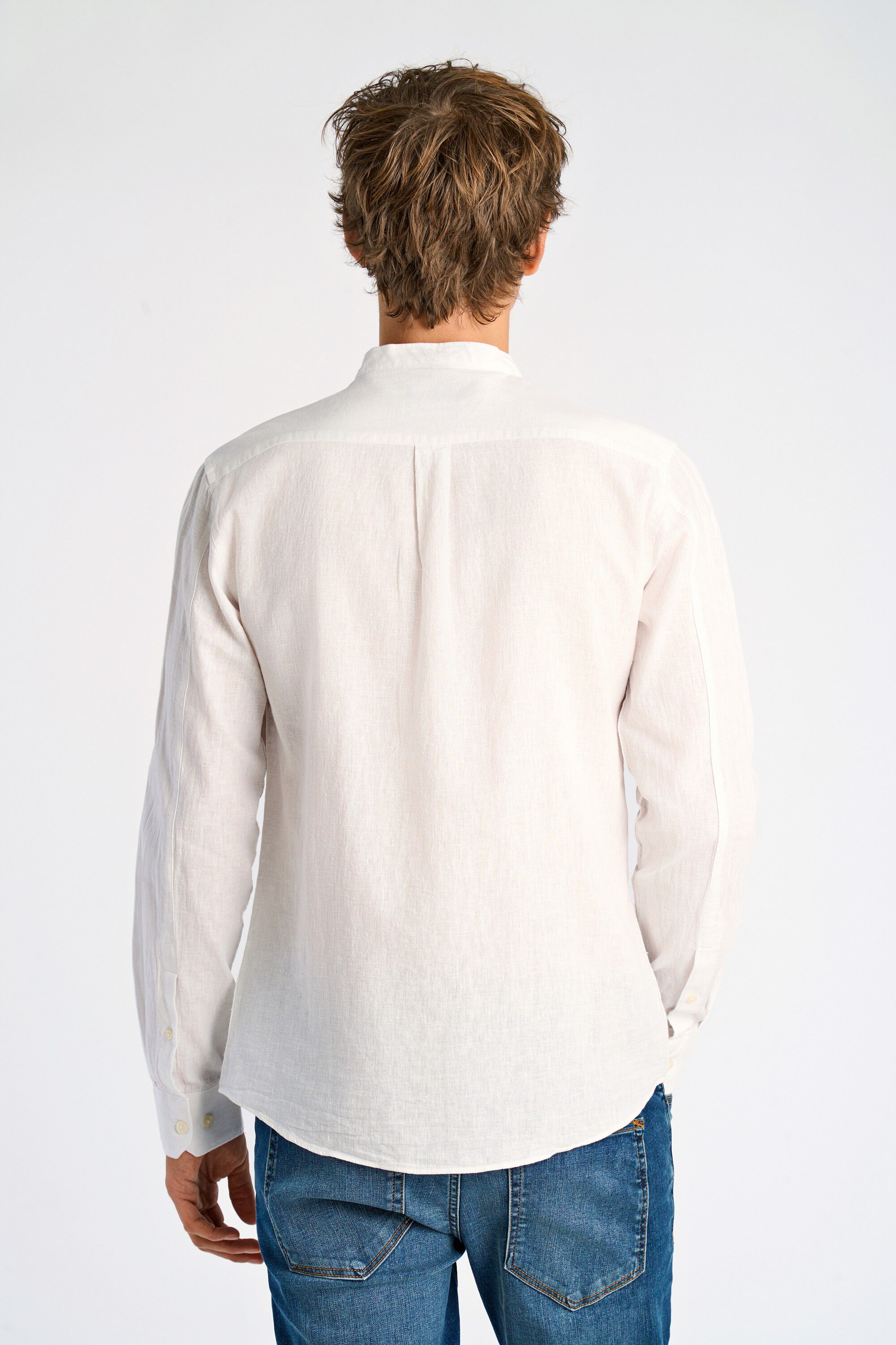 Cotton/linen shirt L/S