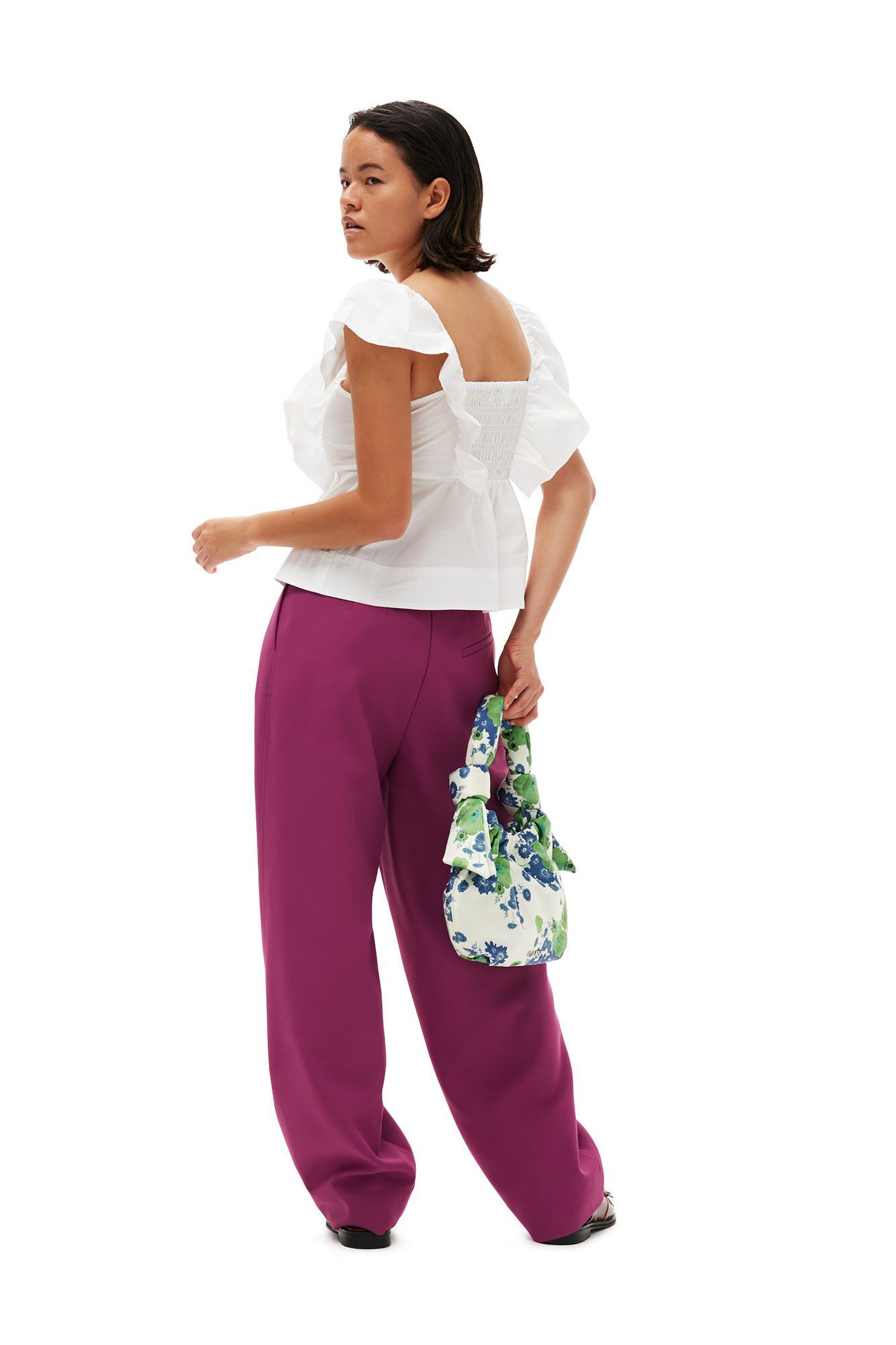 Summer Suiting Relaxed Pleated Pant