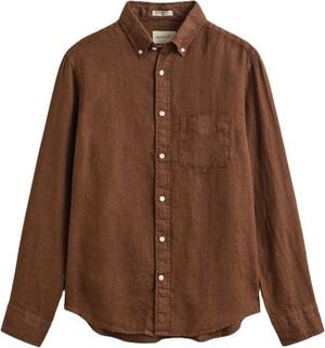REG GMNT DYED LINEN SHIRT