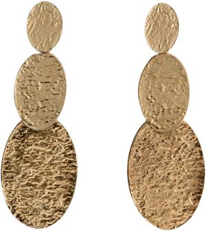 Long textured earrings