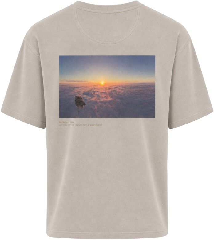Midnight sun organic t-shirt