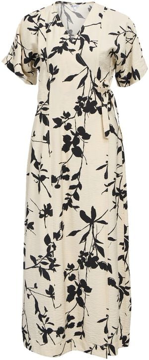 OBJJACIRA S/S RE LONG WRAP DRESS NO