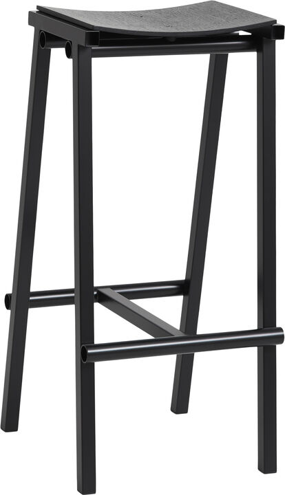 Taburete 8 Bar stool High Black pow