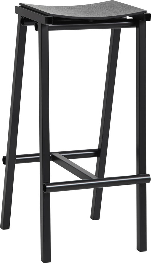 Taburete 8 Bar stool High Black pow