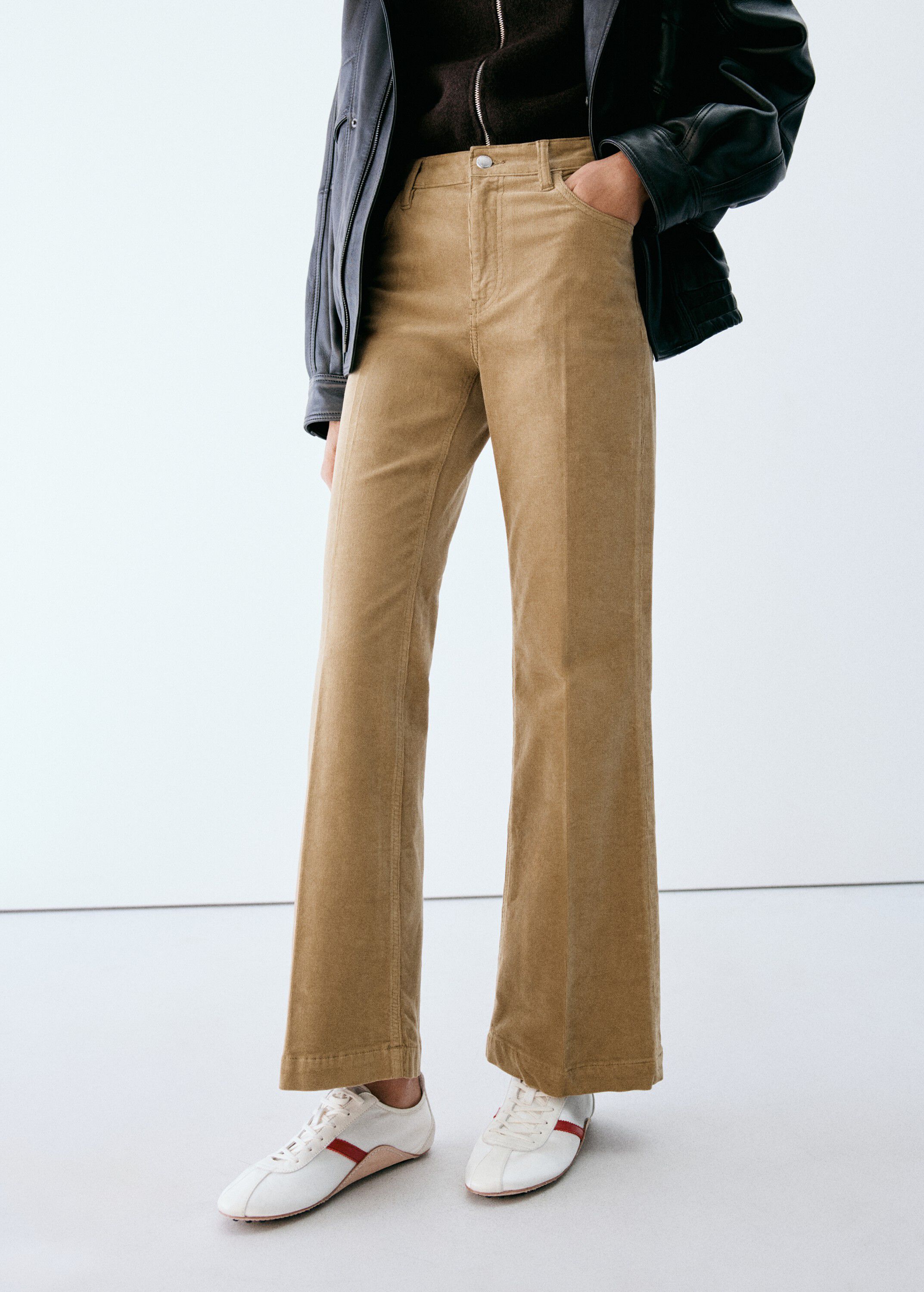 Corduroy flare jeans