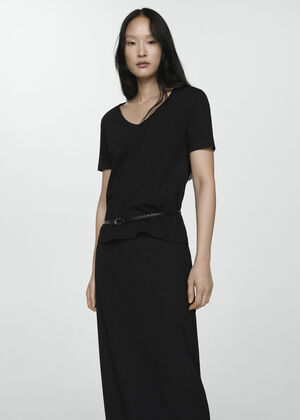 Short-sleeved cotton t-shirt