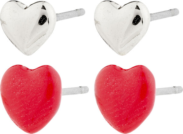 MAEVE earrings 2-in-1 set silver-plated