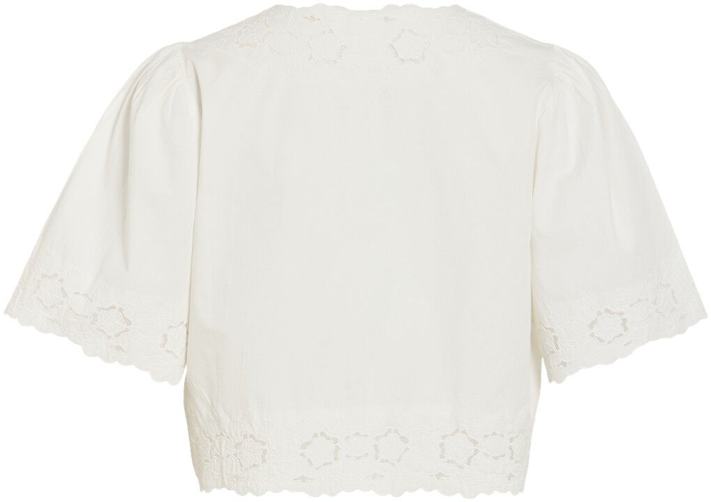 ROUAMORY 2/4 V-NECK TOP