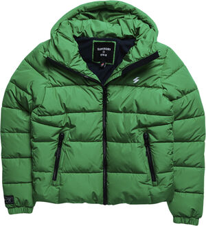Hooded Sports Puffer vinterjakke