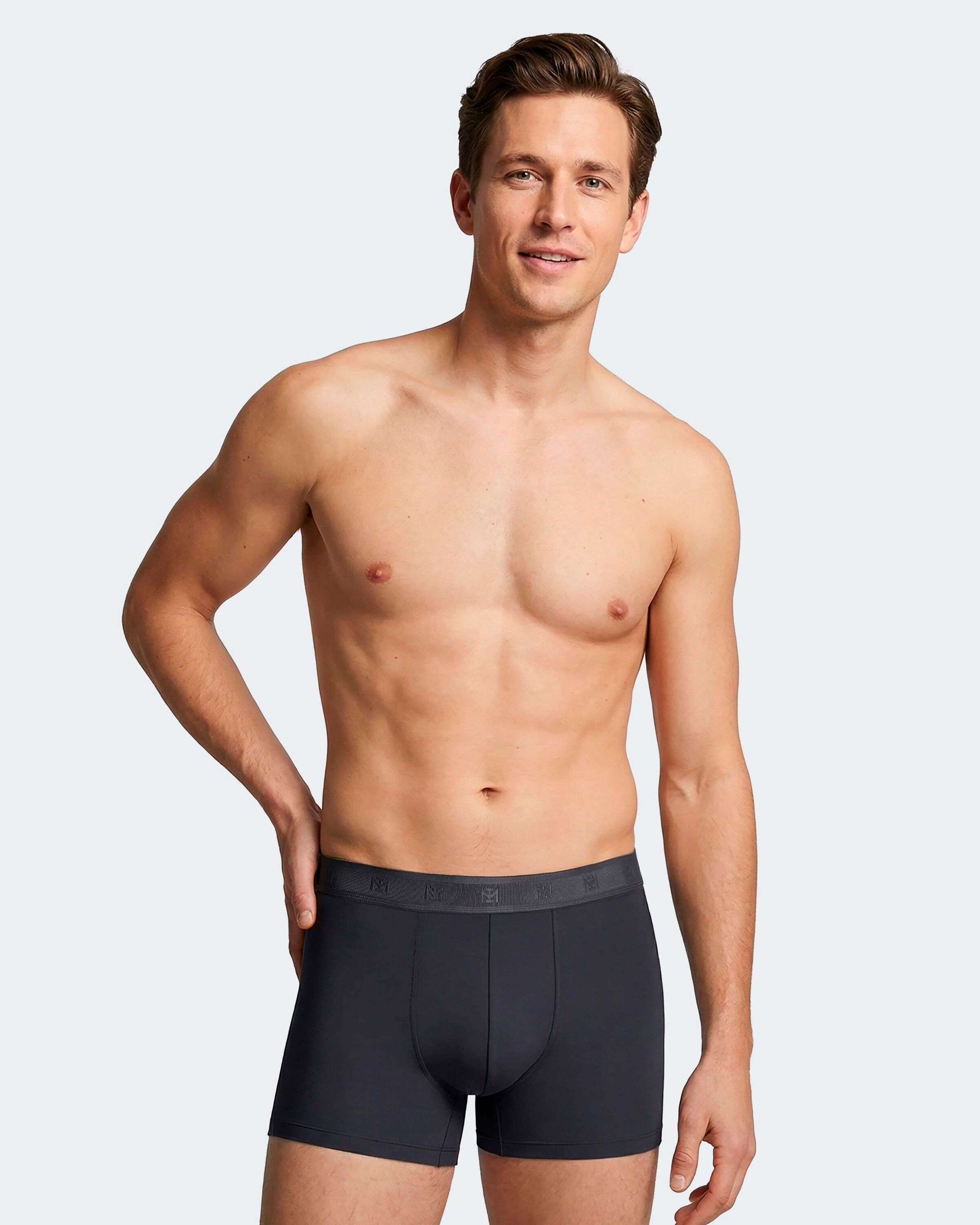 Pack of 2 men's boxers in Cotton Modal
