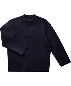 Elon 2S junior half-zip knit