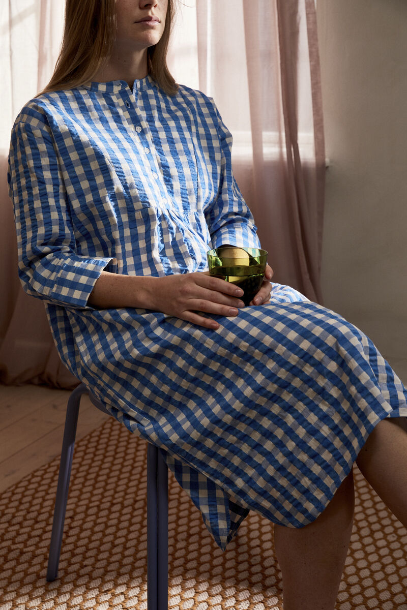 B&aelig;k&B&oslash;lge Sonja dress S/M bl&aring;/birk