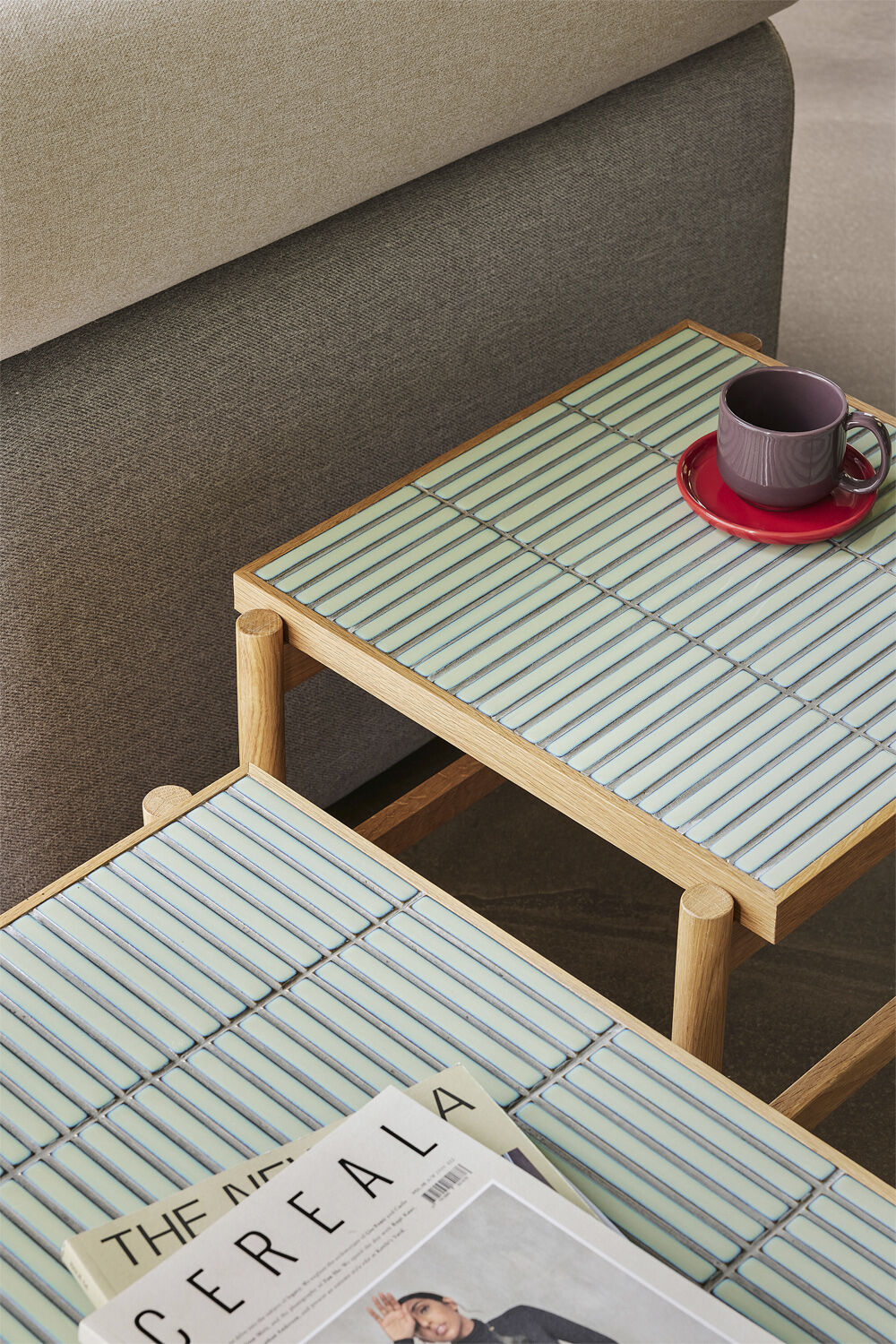 Tile Sidebord Mint/Natur