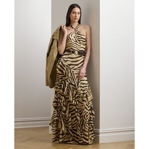 POLY CRINKLE GGT 58-GOWN W/ TRIM