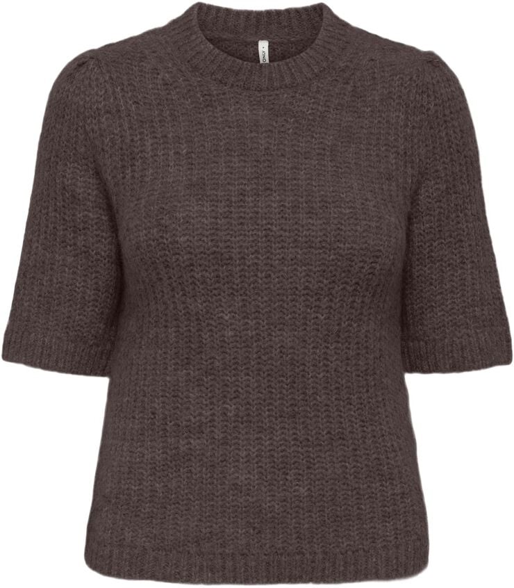 ONLSHINE SS PUFF O-NECK CC KNT