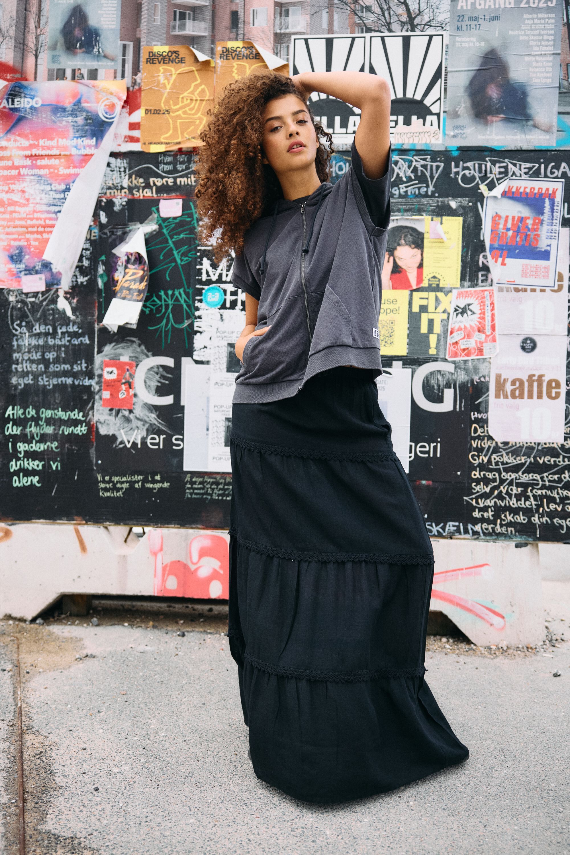 NMLEILANI SIENNA NW MAXI SKIRT WVN