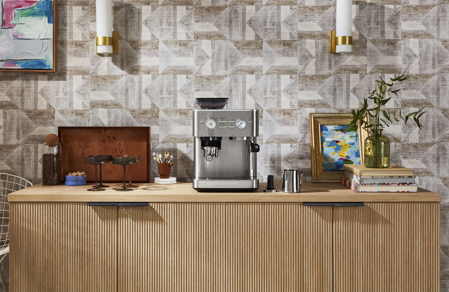 KITCHENAID halvautomatisk espressomaskine-5KES6551ESX