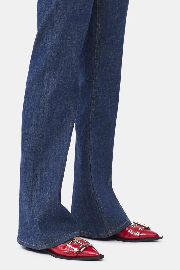 Feminine Buckle Ballerina Naplack