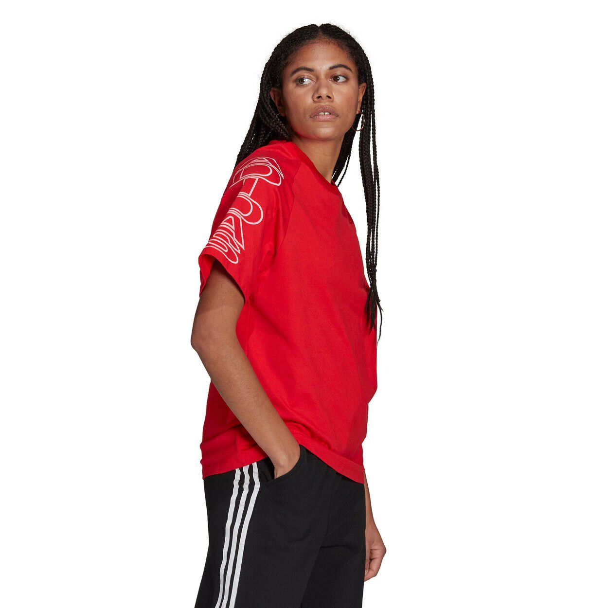Loose adidas Letter T-shirt