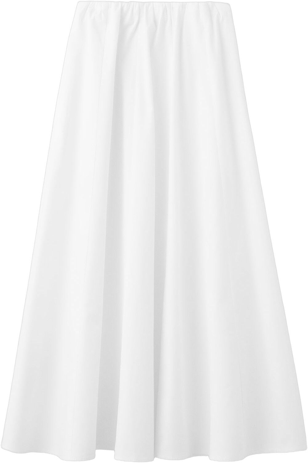 Flared cotton skirt