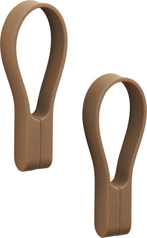 Håndklædestrop Loop magnet 2 stk. Terracotta