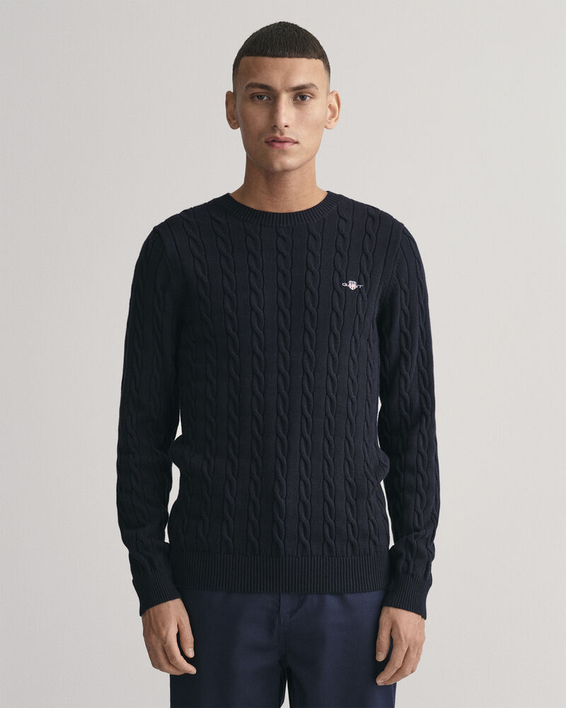Cotton Cable C-Neck