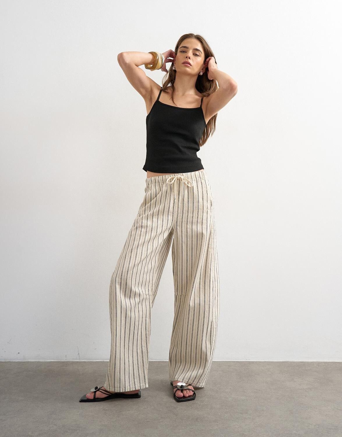 TSREBECCA RIB STRAP VEST JRS