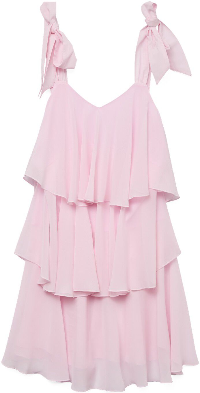 VMFELICIA TIESTRAP RUFFLE SHORT DRE