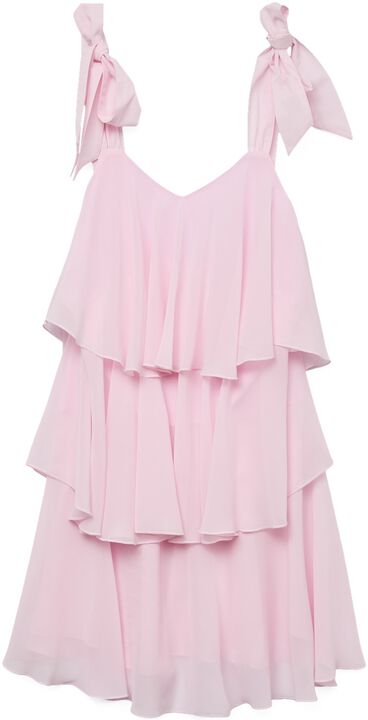 VMFELICIA TIESTRAP RUFFLE SHORT DRE