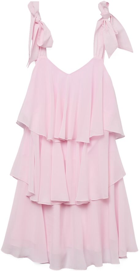 VMFELICIA TIESTRAP RUFFLE SHORT DRE