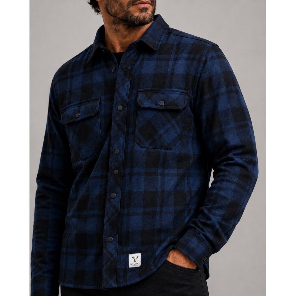New Adrian cotton check shirt