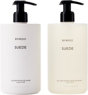 BYR HAND WASH & LOTION SET SUEDE H25