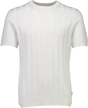 Knitted crew neck t-shirt