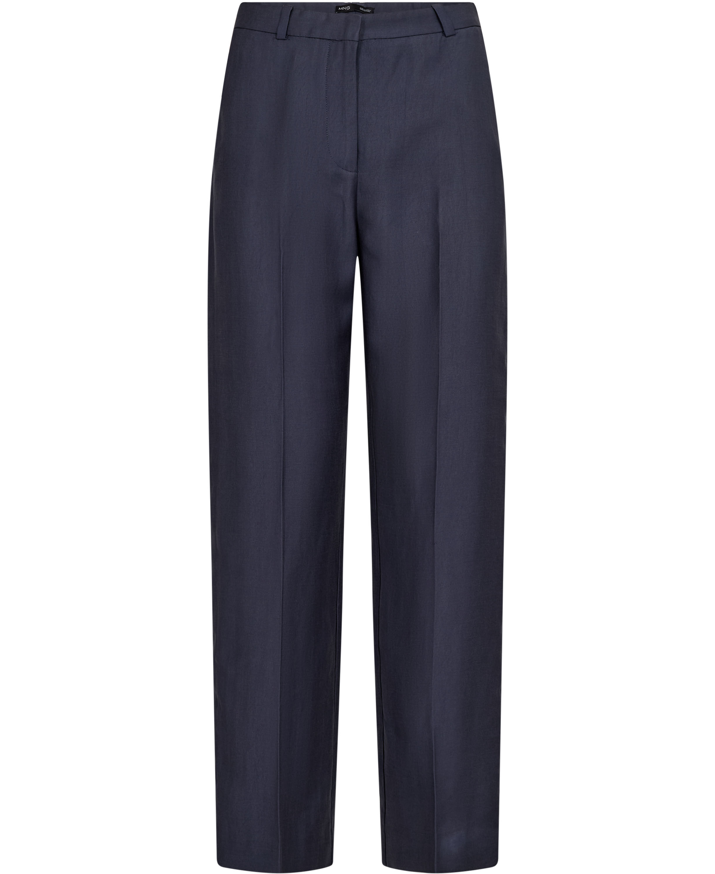 Mid-rise lyocell trousers