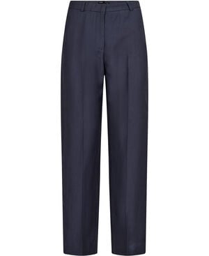 Mid-rise lyocell trousers