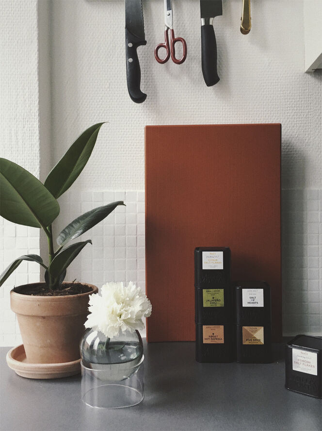 STANDING FLOWER BUBBLE, LOW TUBE, SMOKE, 802050S