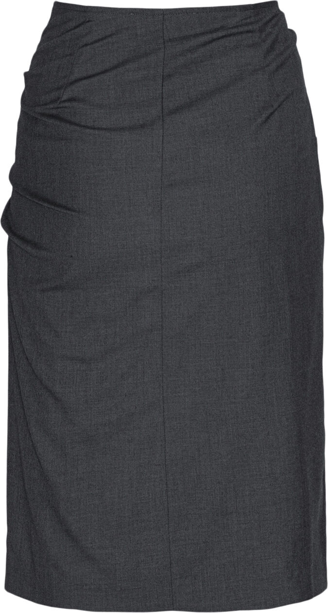 TIED SUITING SKIRT