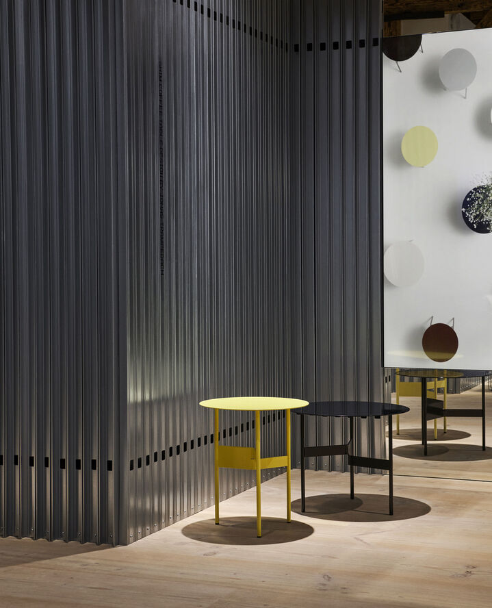 Shim Coffee Table-Ø54 x H44-Black