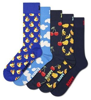 5-Pack Classic Rubber Duck Mix Socks