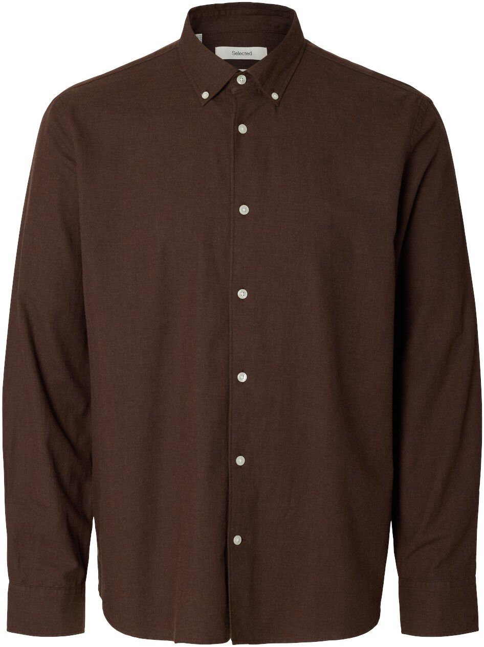 Slmregcole Jay Melange Ls Shirt Noos