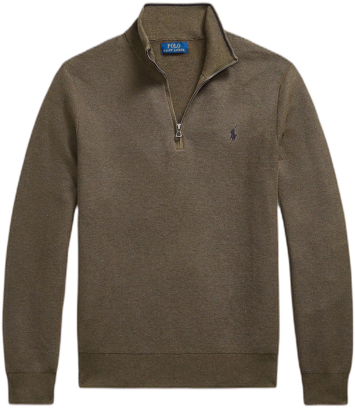 32/2 COTTON-SWEATER-HALF ZIP